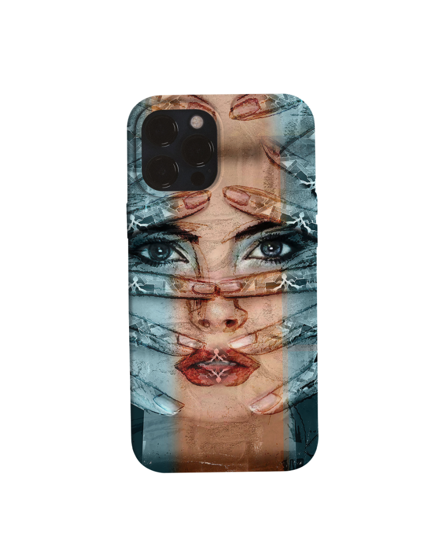 Hands on Face Phone Case