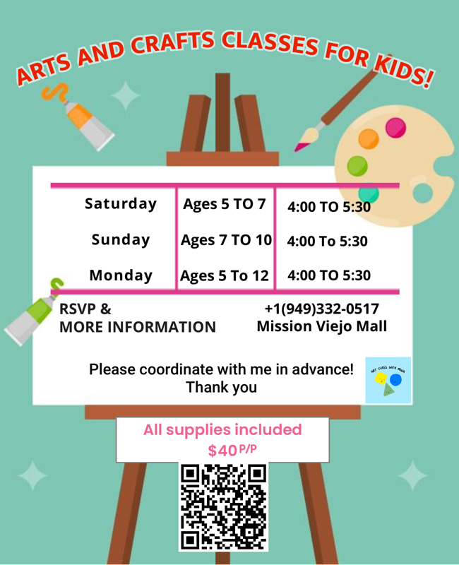 Art Classes For Kids with Mina