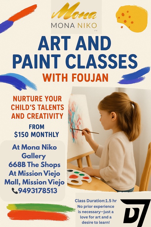 Art & Paint Classes by Foujan